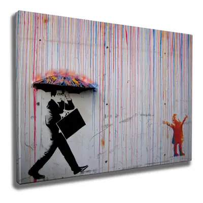 Wallity Obraz na plátně Rainbow rain WY64 50x70 cm