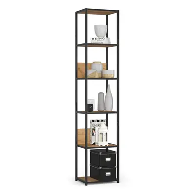 Ak furniture Regál LOFT 40 cm černý/řemeslný dub