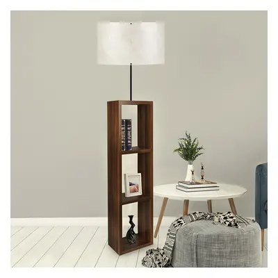 Opviq Stojací lampa AYD 140 cm ecru-hnědá