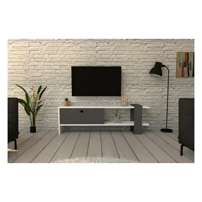 Kalune Design TV stolek FUNDA 120 cm antracitový/bílý