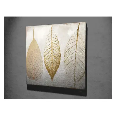 Hanah Home Obraz Gold Leaves 45x45 cm