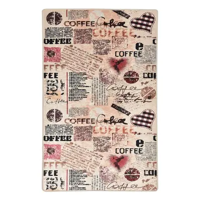 Conceptum Hypnose Koberec Coffee 80x200 cm béžový/růžový