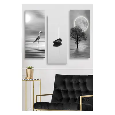 Wallity Sada obrazů BLACK AND WHITE BEAUTY 70 x 50 cm 3 kusy