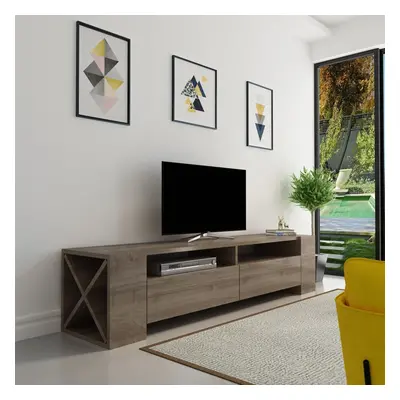 Kalune Design TV stolek SOSRUKO 155 cm ořech