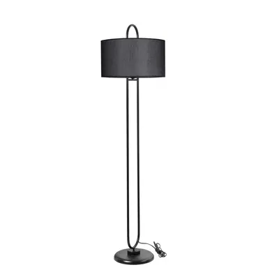 Opviq Stojací lampa Elips 170 cm černá