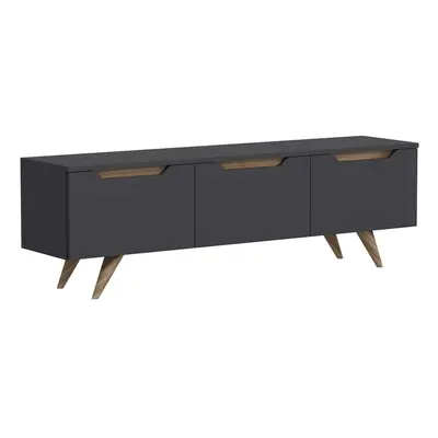 Kalune Design TV stolek PRAG 150 cm antracitový/dub