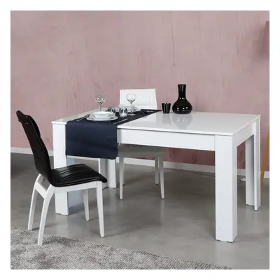 Hanah Home Jídelní stůl OBLO 80 cm bílý