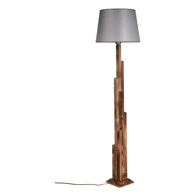 Opviq Stojací lampa Yanik I 165 cm hnědá/šedá