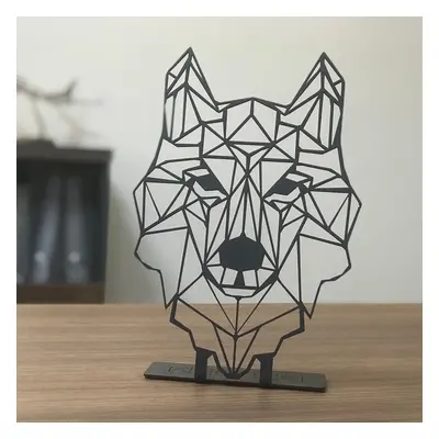 Hanah Home Dekorace Wolf Pod černá