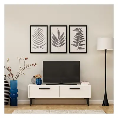 Hanah Home TV stolek Leni 120 cm bílý