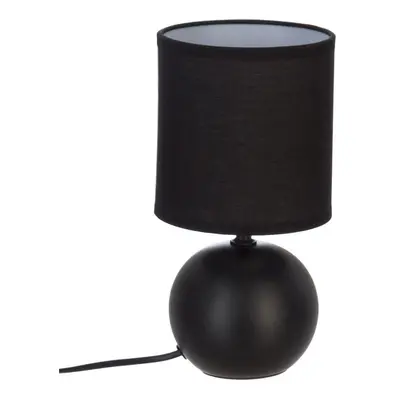 DekorStyle Noční lampa Timeo černá 25 cm