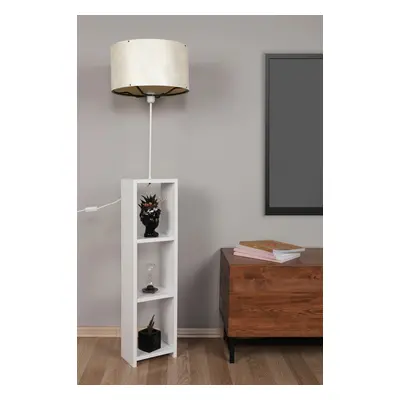 Opviq Stojací lampa AYD 140 cm ecru-bílá