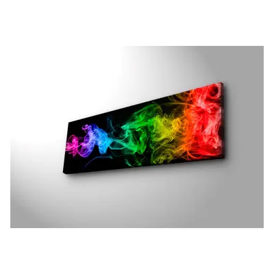 Wallity Obraz s LED osvětlením BAREVNÁ MLHA 67 30 x 90 cm