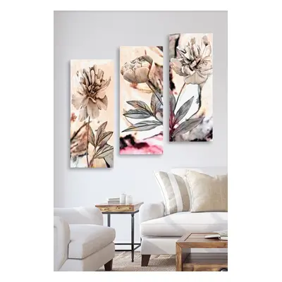 Wallity Sada obrazů FLOWERS II 70 x 50 cm 3 kusy