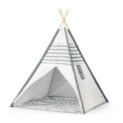 ECOTOYS Dětský teepee stan Wiga bílý