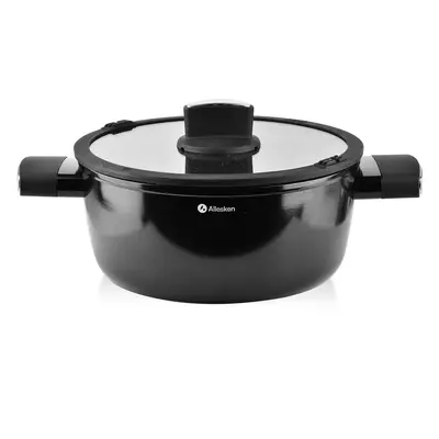 Hliníkový hrnec VALERIAN ALLESKEN ILAG Ultimate NON STICK 4,1 l černý