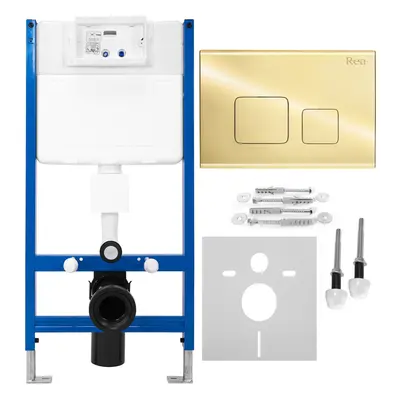 Podomítková sada WC REA F zlatá