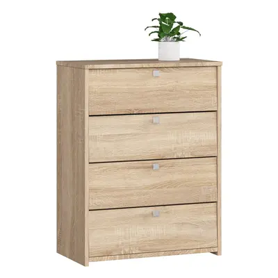 Ak furniture Botník Marienne 60 cm - 4 dvířka dub sonoma