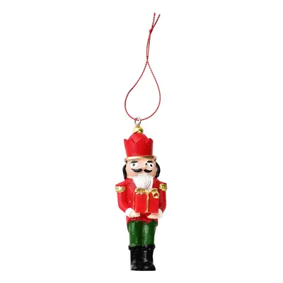 Mondex Since 1986 Vánoční závěsná figurka SANTA LILA 10,5 cm červená