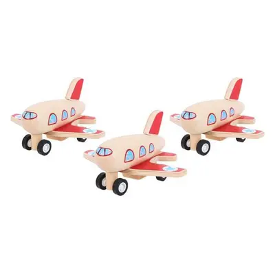 Bigjigs Toys Dřevěné natahovací letadlo AIRPLANE 1 ks