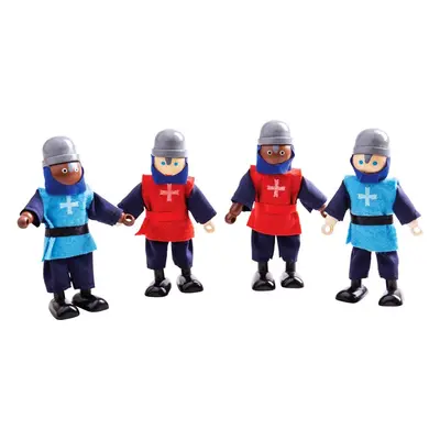 Bigjigs Toys Postavičky středověkých rytířů KNIGHTS