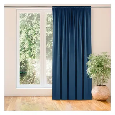 Závěs Homede Vila s klasickým tunelem indigo, velikost 200x270