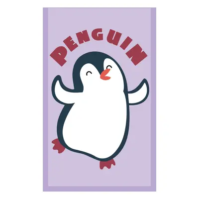 Faro Bavlněná froté osuška PENGUIN 018 30x50 cm fialová