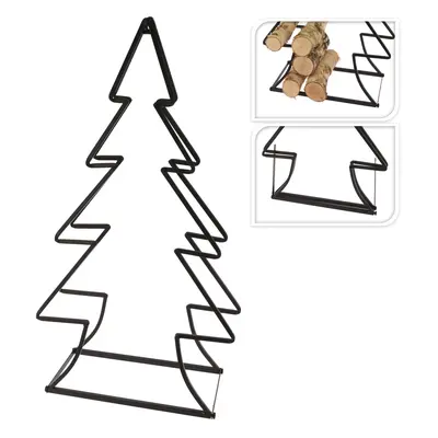 Mondex Kovový stojan na dřevo XMAS TREE černý