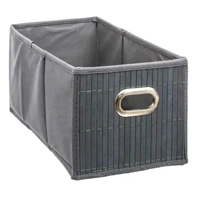 DekorStyle Úložný box Grey Bamboo 15x31 cm