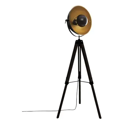 DekorStyle Stojací lampa Lahti 156,5 cm černá