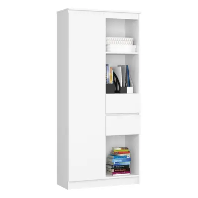 Ak furniture Skříň Rexa II 80 cm bílá