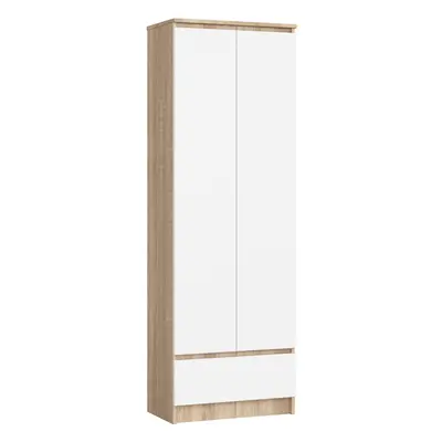 Ak furniture Skříň Rexa 60 cm dub sonoma/bílá