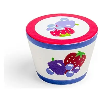 Bigjigs Toys Jogurt UGO do dětské kuchyňky modro-červený