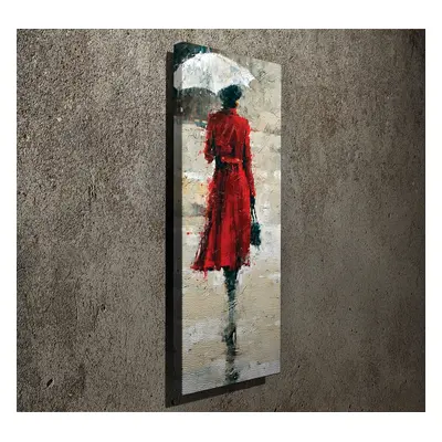 Hanah Home Obraz Woman In Red 30x80 cm