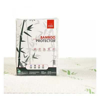 FDM Dětský chránič matrace BAMBOO bílý, velikost 80x160