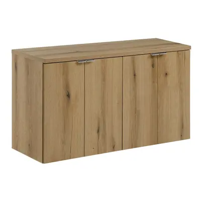 Comad Závěsná skříňka pod umyvadlo Nova Oak s deskou 100 cm dub evoke