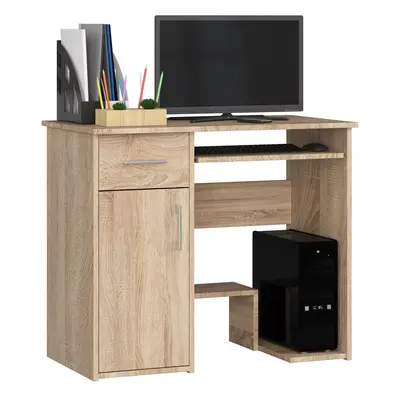 Ak furniture Volně stojící psací stůl Jay 90 cm dub sonoma