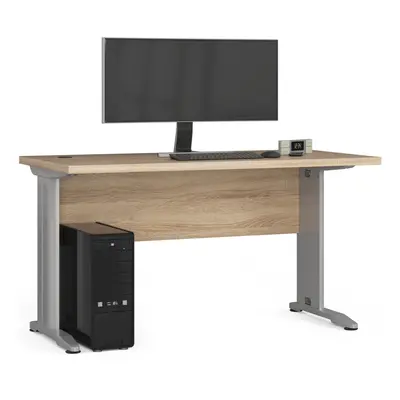 Ak furniture Volně stojící počítačový stůl BM-135 dub sonoma