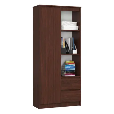 Ak furniture Skříň Rexa 80 cm wenge