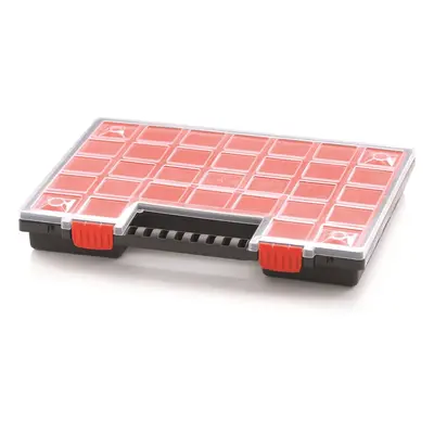 Prosperplast Organizér ZERGOB 39,9 x 30,3 x 5 cm černo-červený