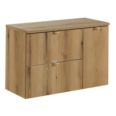 Comad Závěsná skříňka pod umyvadlo Nova Oak 90 cm dub coast evoke