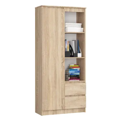 Ak furniture Skříň Rexa 80 cm dub sonoma