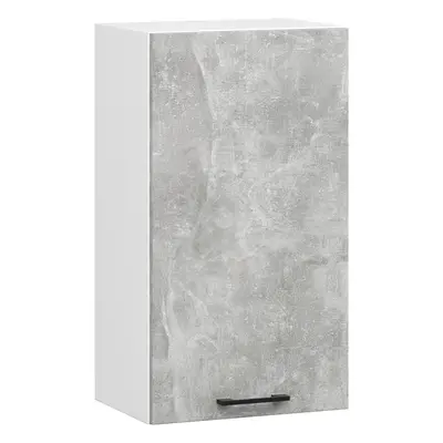 Ak furniture Závěsná kuchyňská skříňka OLIVIE 40x72 cm matná bílá/beton