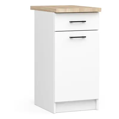 Ak furniture Kuchyňská skříňka Olivie S 40 cm 1D 1S bílá