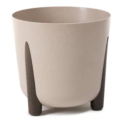 DekorStyle Květináč MOSS ECO I 26 cm latte