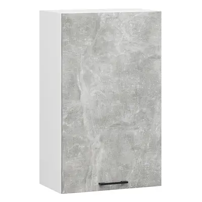 Ak furniture Závěsná kuchyňská skříňka OLIVIE 50x72 cm matná bílá/beton