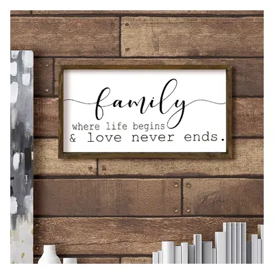 Hanah Home Obraz Family 50x25 cm