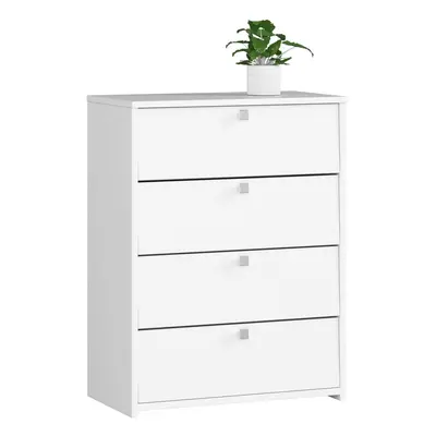 Ak furniture Botník Marienne 60 cm - 4 dvířka bílý