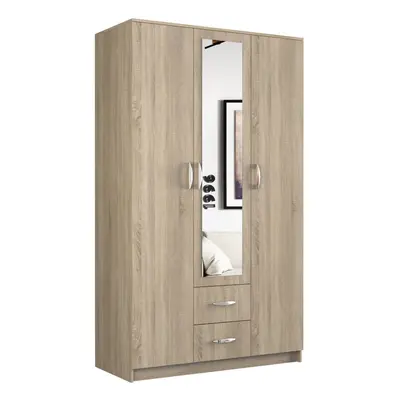 TP Living Skříň ROMANA se zrcadlem 120 cm dub sonoma