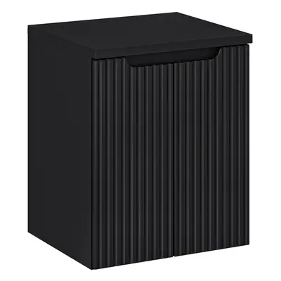 Comad Závěsná skříňka Nova Black II s deskou 50 cm černá